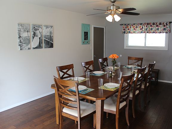 Spacious dining room