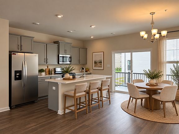 Kitchen and Breakfast area (Virtually Staged)