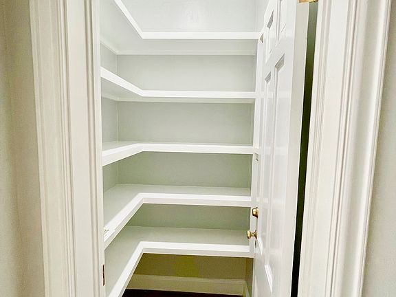 Spacious pantry off of the kitchen.