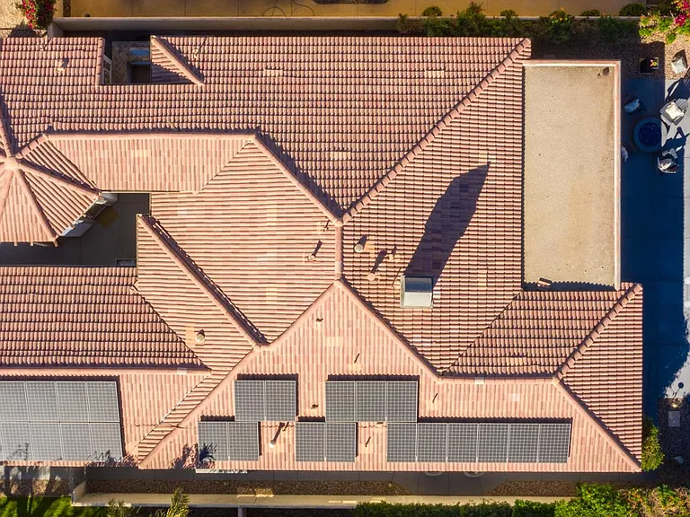 Aerial Photo of house
