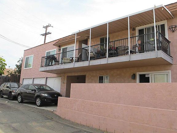 Nice balcony for top two units. A ladder can be placed to give roof access