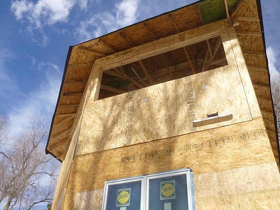 South Elevation Covered Deck