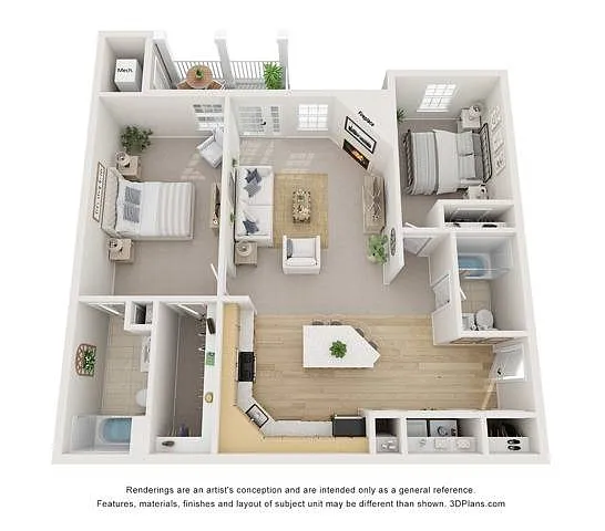 Floor plan The Pelican Pond View