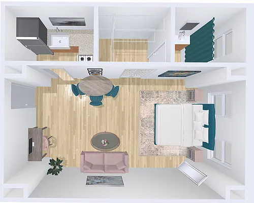 Floor plan Studio