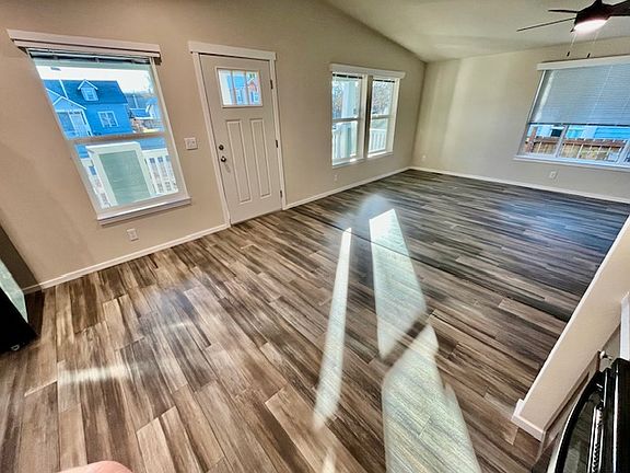 Living room and front door
