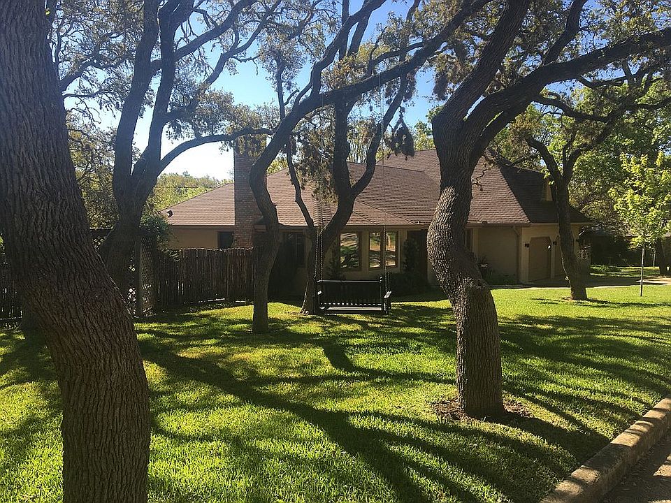 Front swing under trees