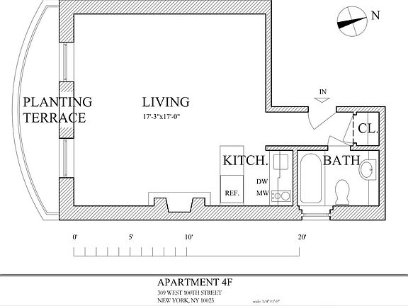 2nd image of 309 W 100th St APT 4F