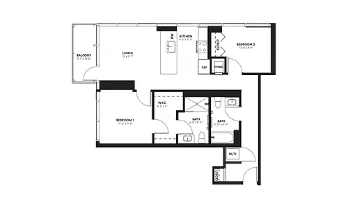 Floor plan 2C