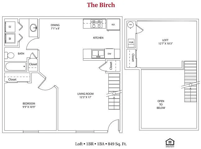 Floor plan The Birch