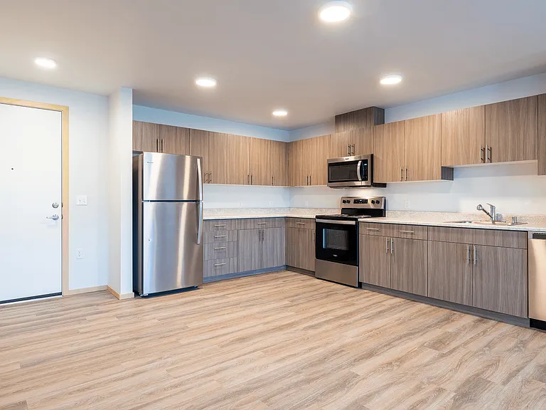 Kitchen with Stainless Steel Appliances
