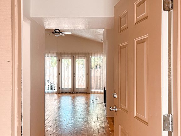 View when going into front door