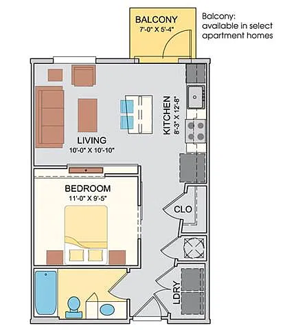 Floor plan Tifani 01A