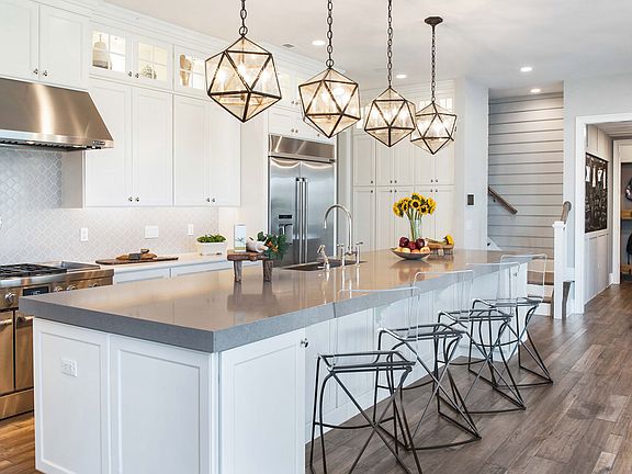 Alternate view of kitchen and rear staircase