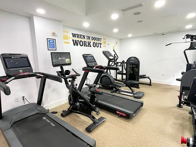 When in doubt, Sweat it out! New Fitness Center
