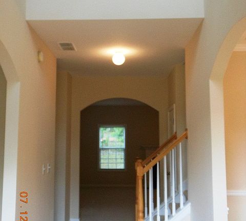Two story foyer