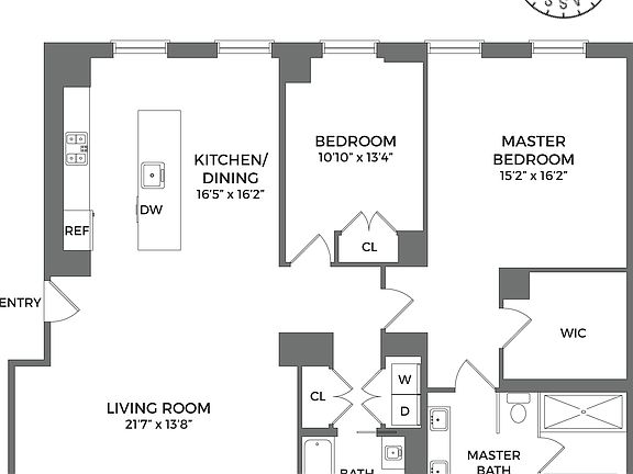 2nd image of 55 W 17th St APT 1702