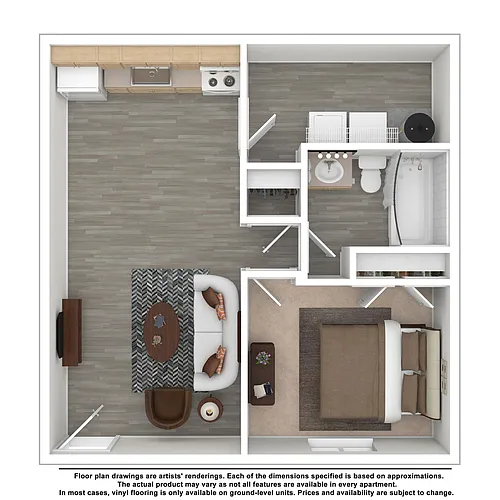 Floor plan 1BR