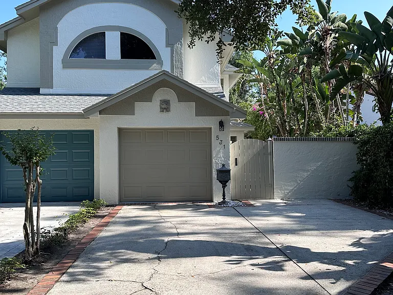 Garage & gate entrance