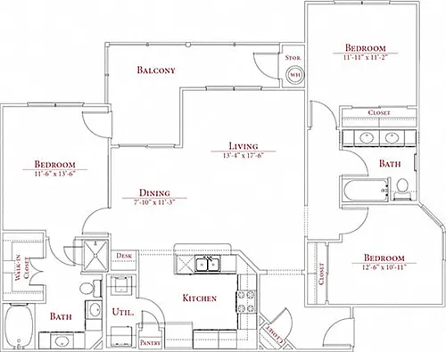 Floor plan C1