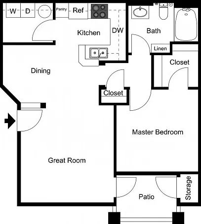 Juniper One Bedroom Juniper One Bedroom