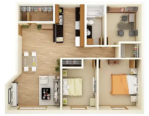 Floor plan Auburn w/Den