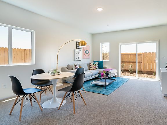 Activity room with sliding door