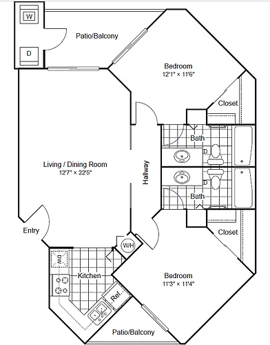 Floor plan B1