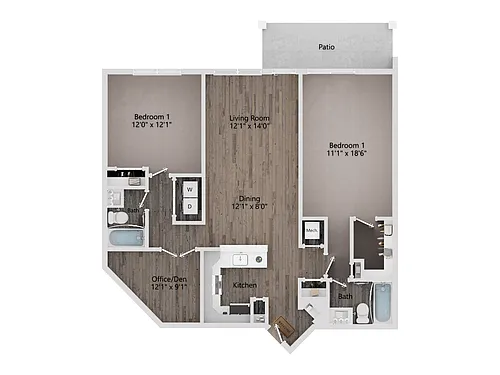 Floor plan Hawthorne (2/2)