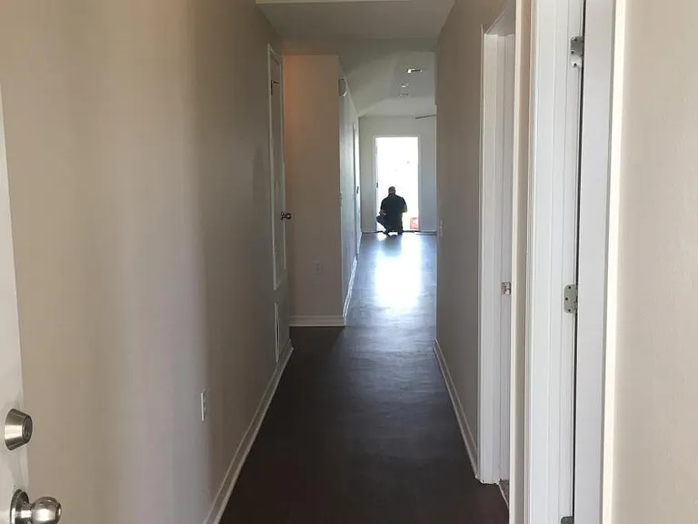 Split bedroom layout