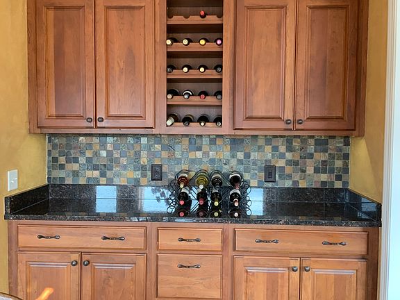 Built in buffet/wine rack