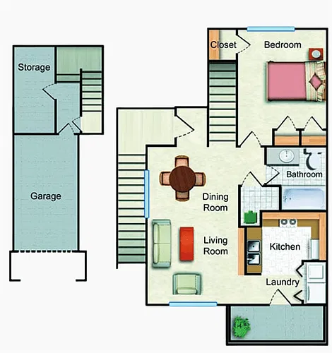 Floor plan The Aspen Park West Gardens