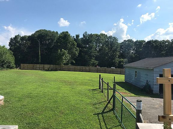 Back yard and garage 