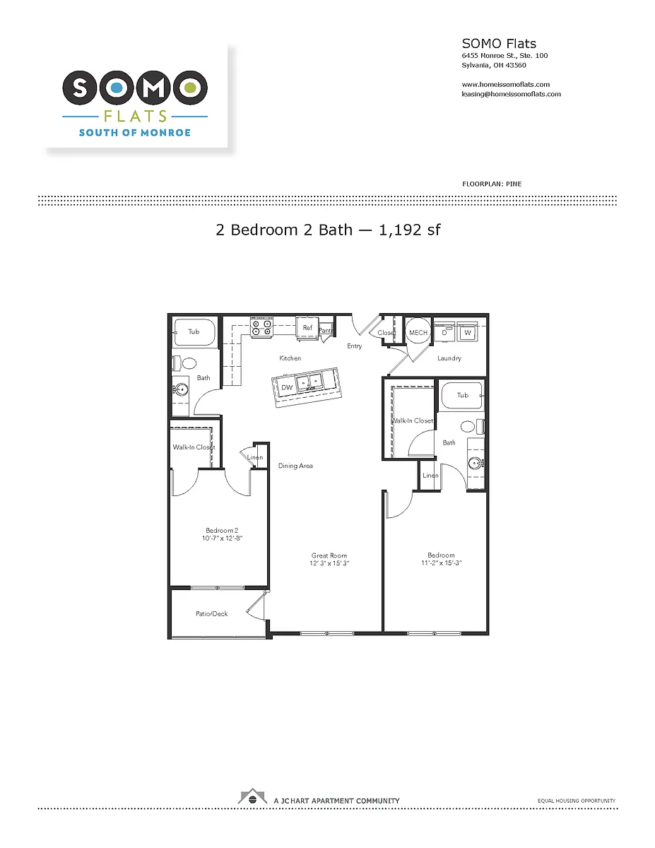 Floor plan Pine 2.2 (D8)