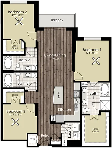 Floor plan C1
