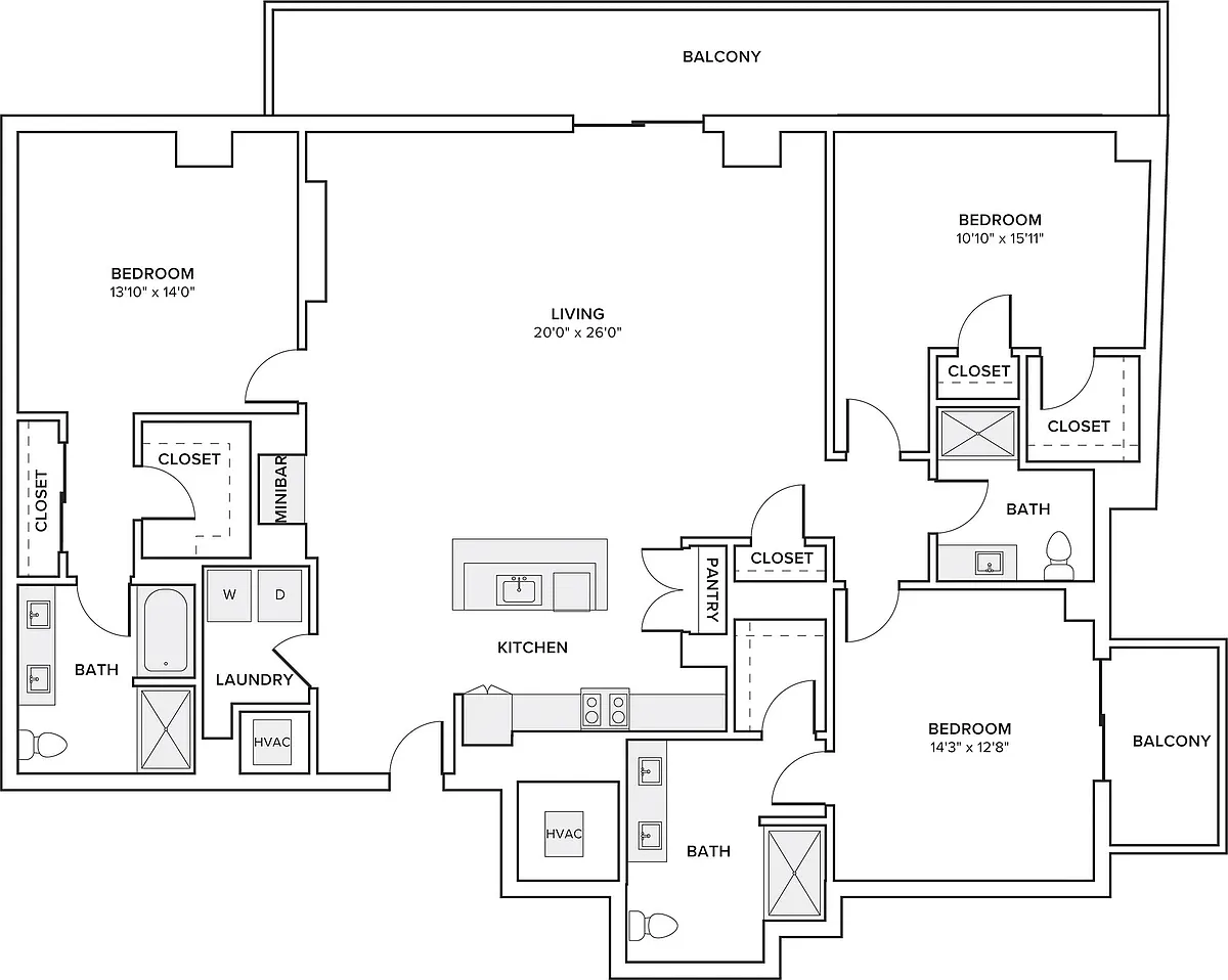 Floor plan PH3