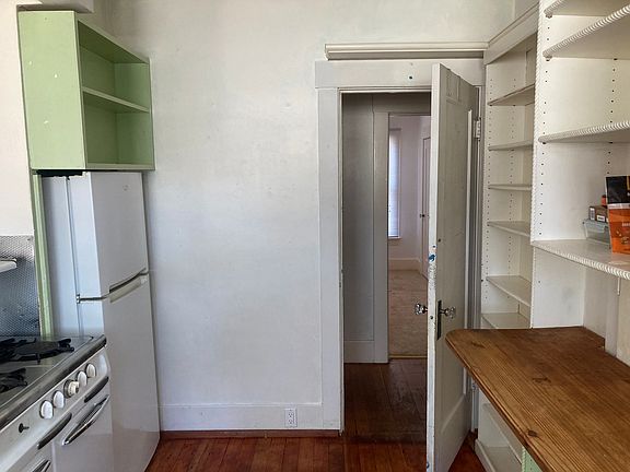 View of kitchen to hall