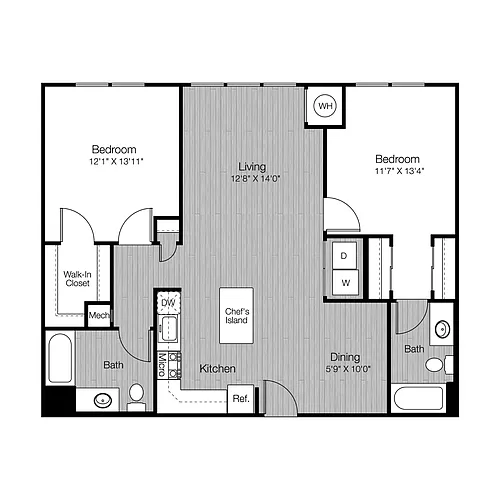 Floor plan 2D2