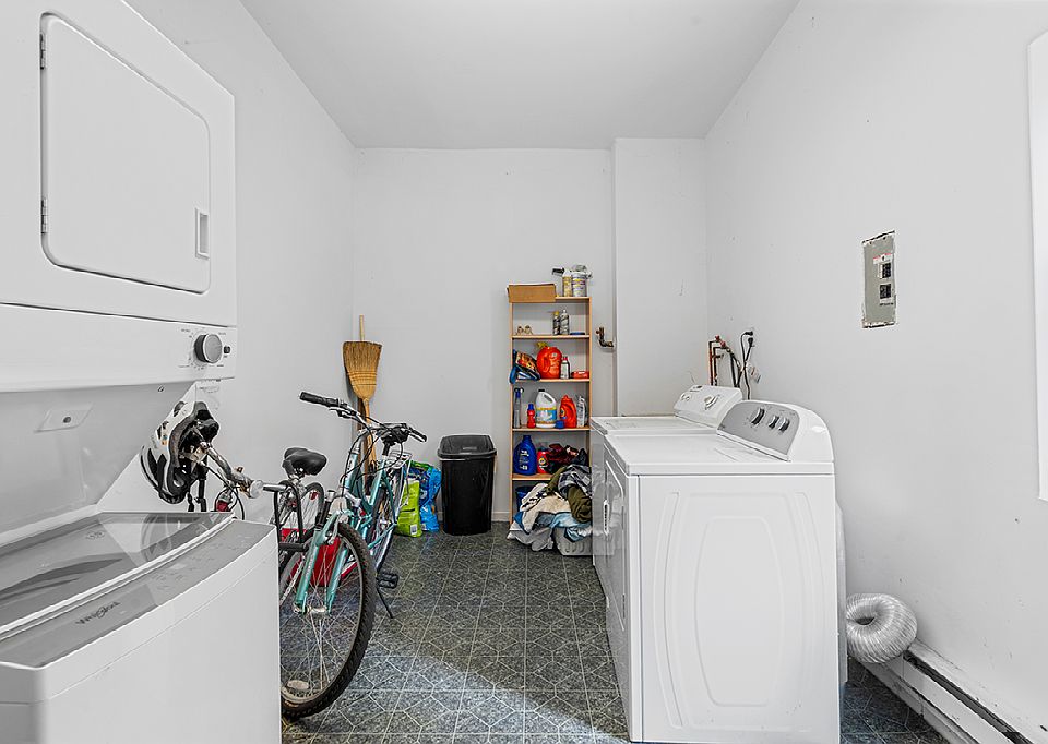Shared laundry and bike storage