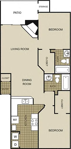 Floor plan 2C