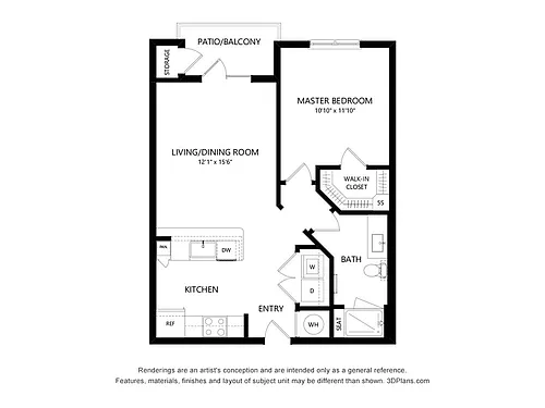 Floor plan A1 AFF 120