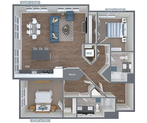 Floor plan B9-1291