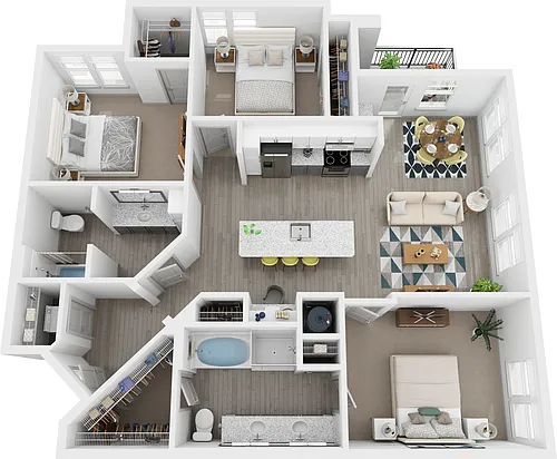 Floor plan C1HC