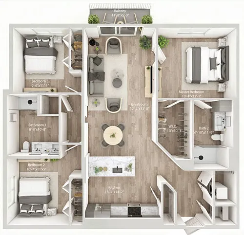 Floor plan C2-C