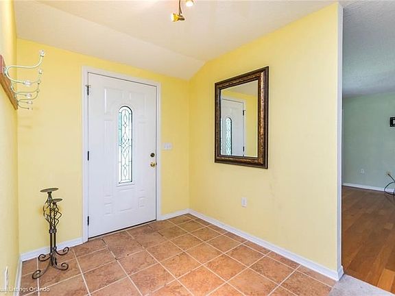 Front door and foyer