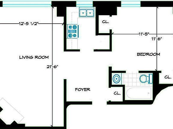 2nd image of 41 W 58th St APT 4E