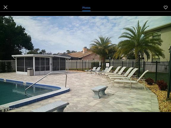 Patio and screened in room.