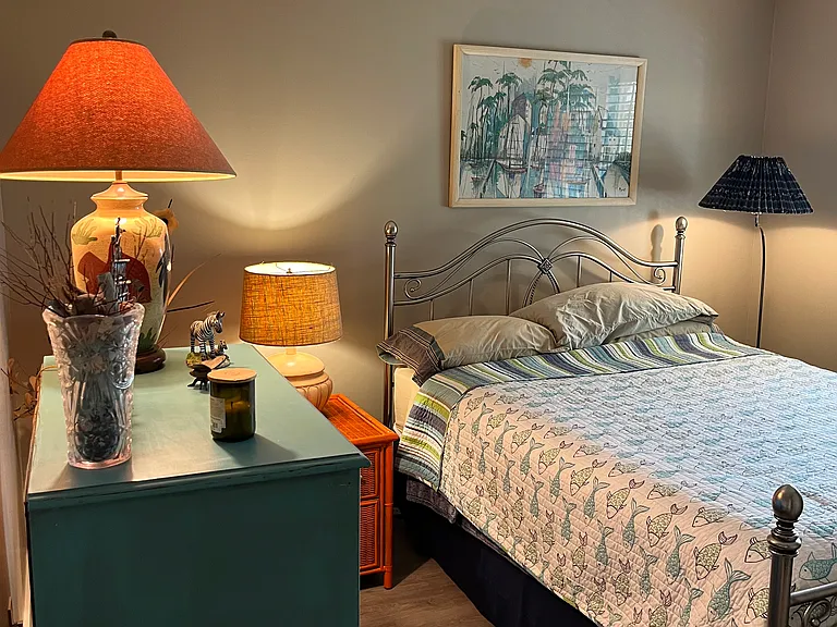 Guest Bedroom with large closet.