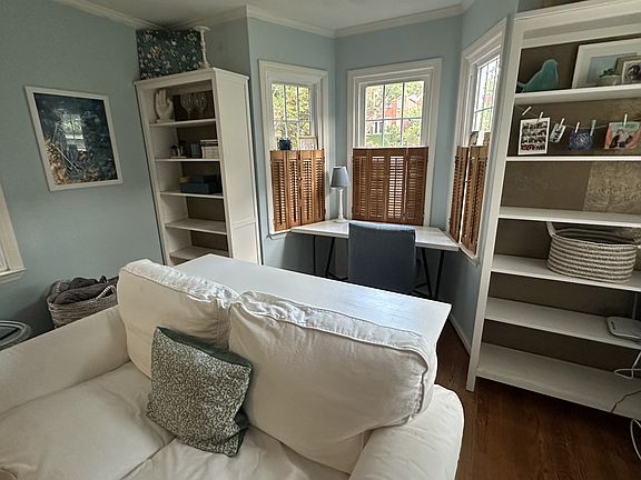 office area off of living room.