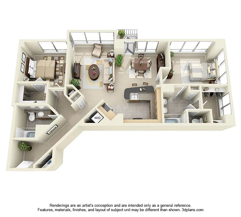Floor plan B3