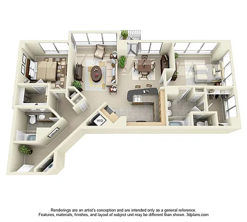 Floor plan B3